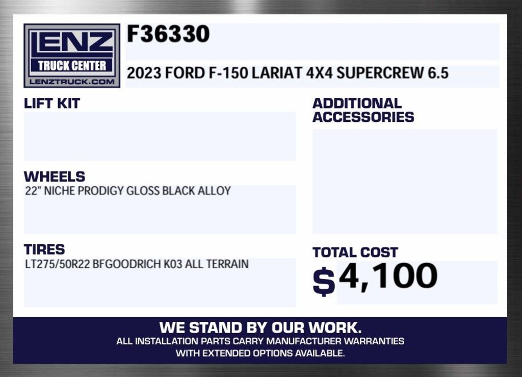 Used 2023 Ford F-150 4x4 SuperCrew Lariat Truck