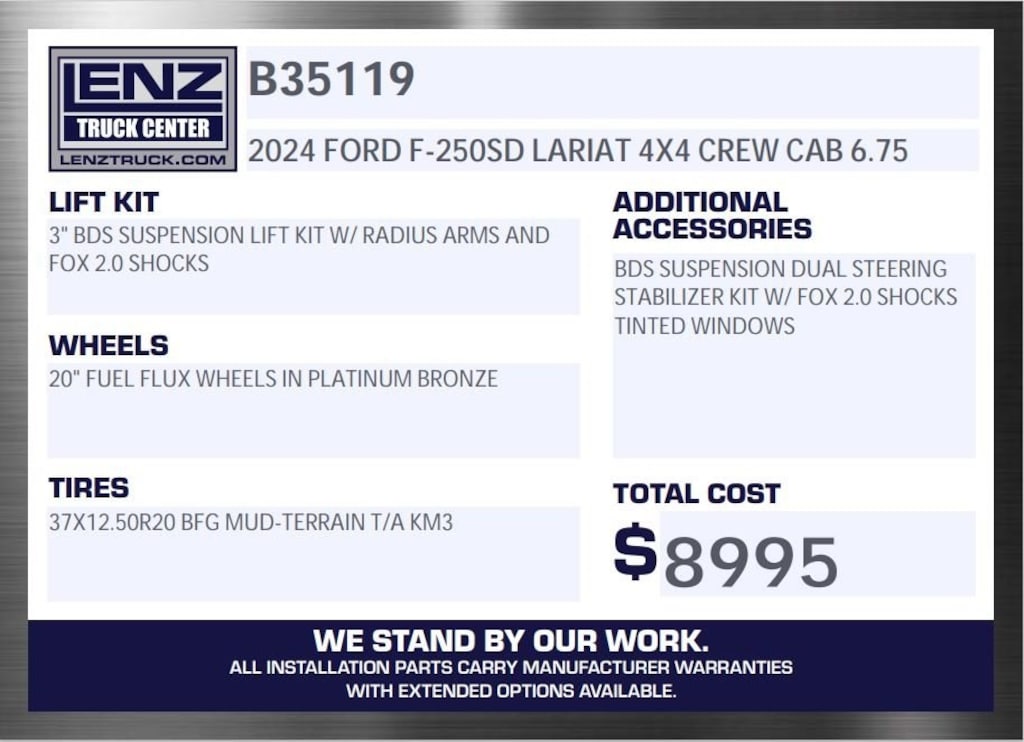 Used 2024 Ford F-250SD 4x4 Crew Cab Lariat Truck