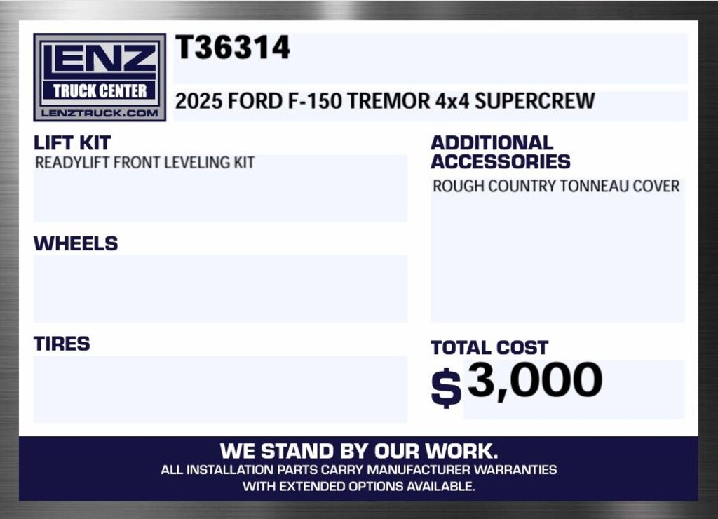 Used 2025 Ford F-150 4x4 SuperCrew Tremor Truck