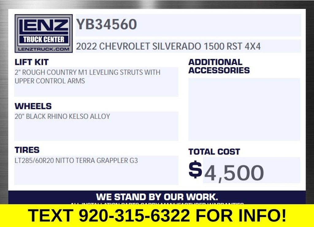 Used 2022 Chevrolet Silverado 1500 4x4 Crew Cab RST Truck