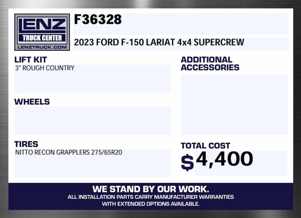 Used 2023 Ford F-150 4x4 SuperCrew Lariat Truck