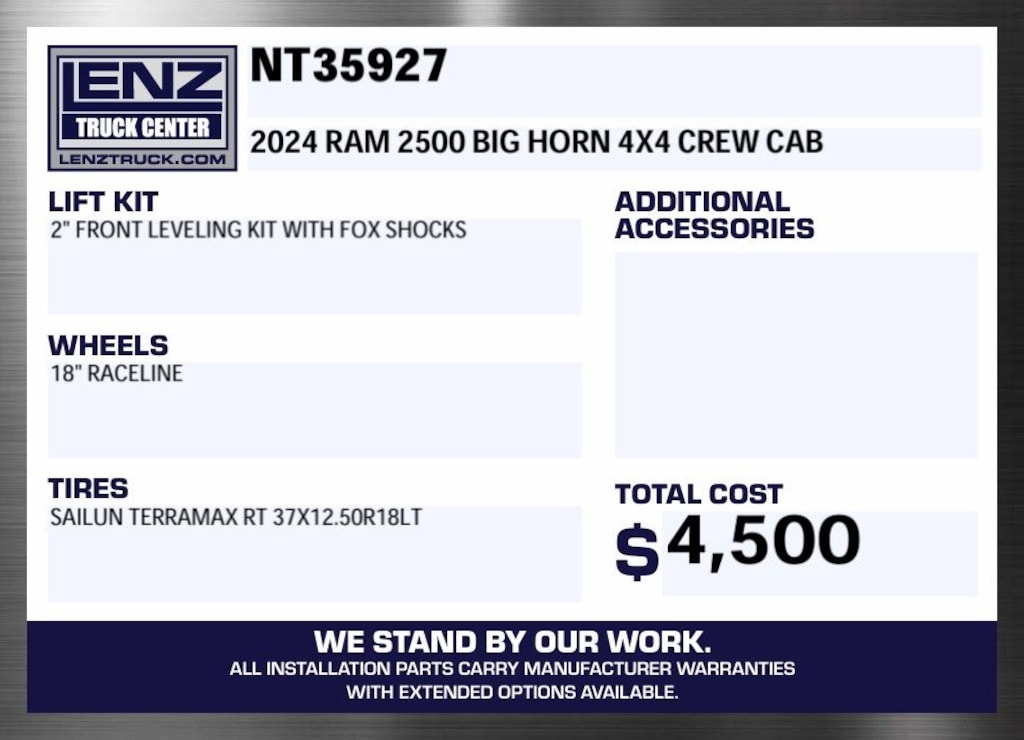 Used 2024 Ram 2500 4x4 Crew Cab Big Horn Truck