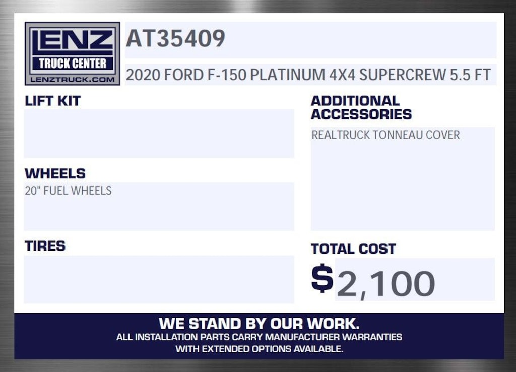 Used 2020 Ford F-150 4x4 SuperCrew Platinum Truck