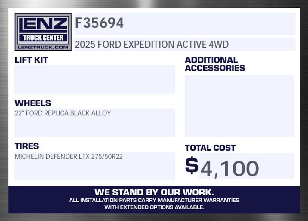 Used 2025 Ford Expedition Active 4WD SUV