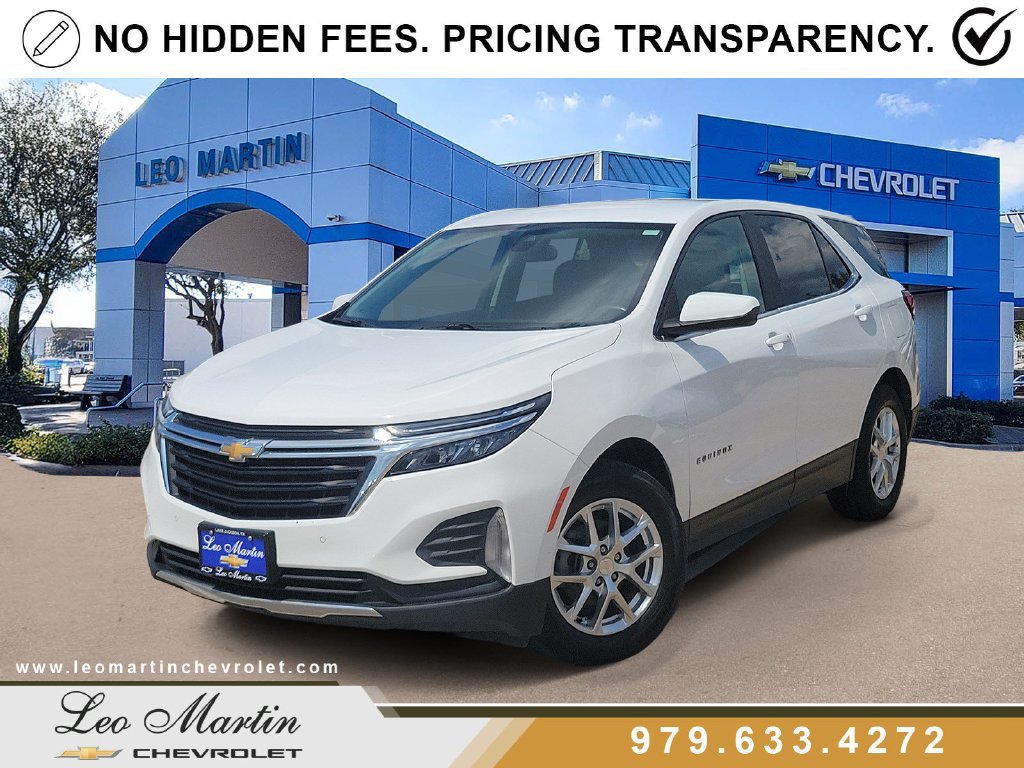 Used 2022 Chevrolet Equinox LT with VIN 3GNAXKEV3NL116780 for sale in Lake Jackson, TX