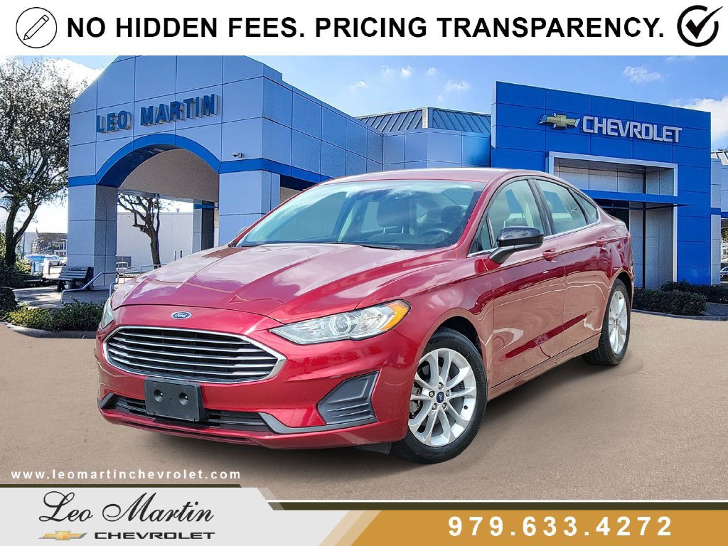 Used 2019 Ford Fusion SE with VIN 3FA6P0HD0KR173880 for sale in Lake Jackson, TX