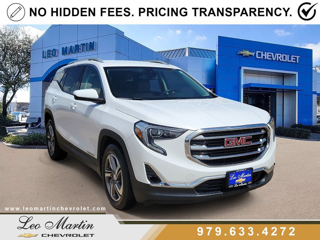 Used 2020 GMC Terrain SLT with VIN 3GKALPEV7LL242112 for sale in Lake Jackson, TX
