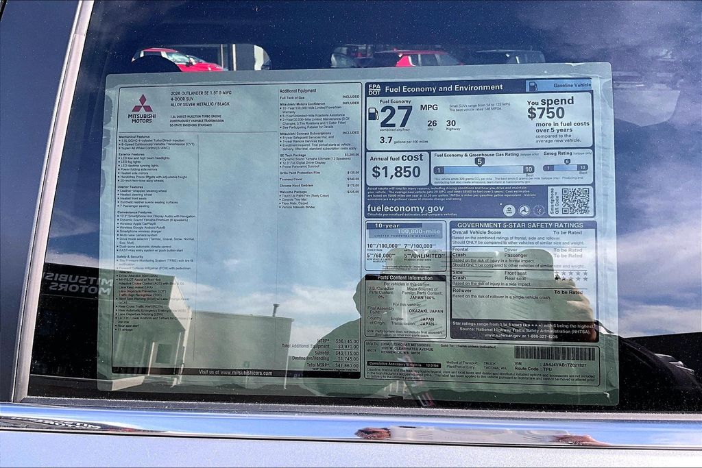 2026 Mitsubishi Outlander SE - Photo 14