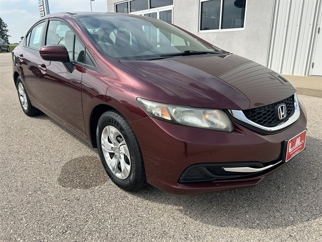 Used 2014 Honda Civic LX with VIN 19XFB2F59EE067634 for sale in Lancaster, WI