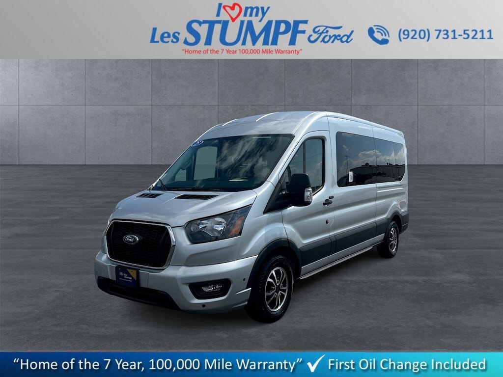 Certified 2025 Ford Transit-350 Passenger XL Wagon Medium Roof Van
