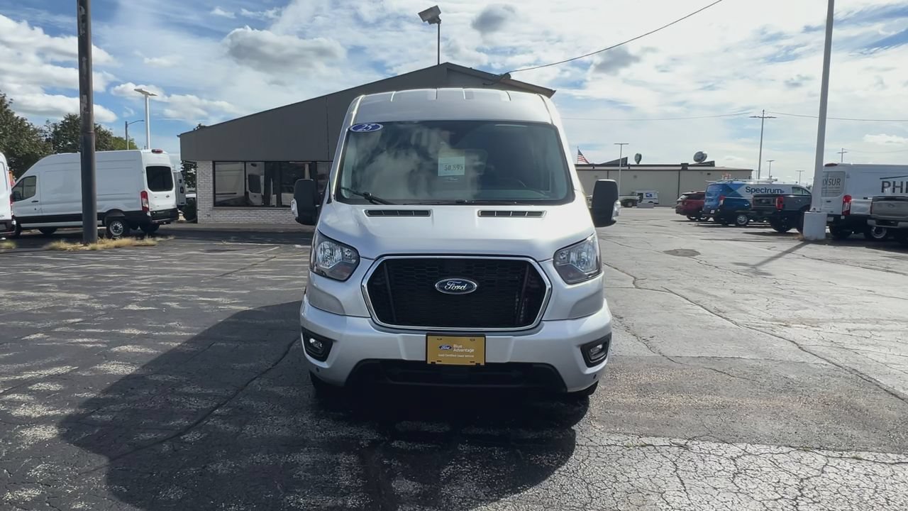 Certified 2025 Ford Transit-350 Passenger XL Wagon Medium Roof Van