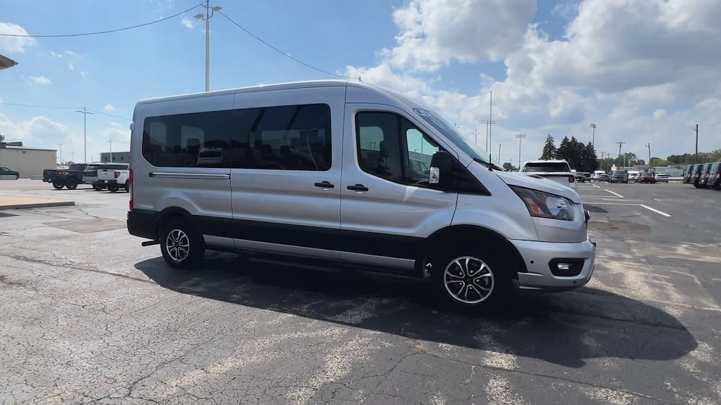 Certified 2025 Ford Transit-350 Passenger XL Wagon Medium Roof Van