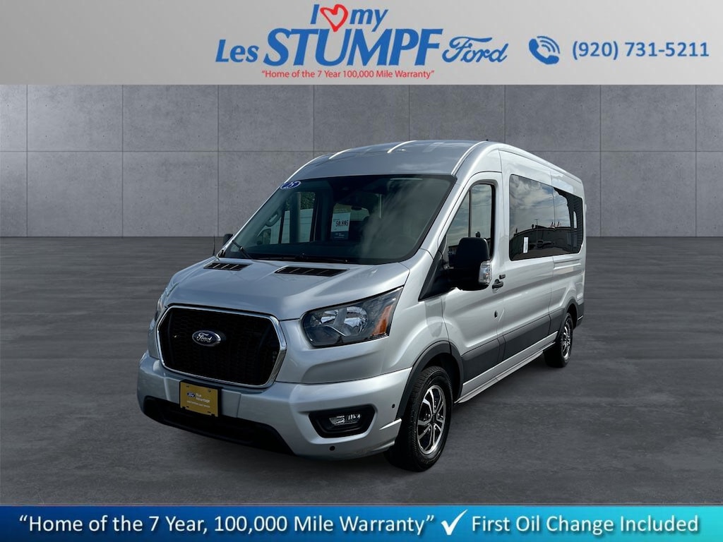 Certified 2025 Ford Transit-350 Passenger XL Wagon Medium Roof Van