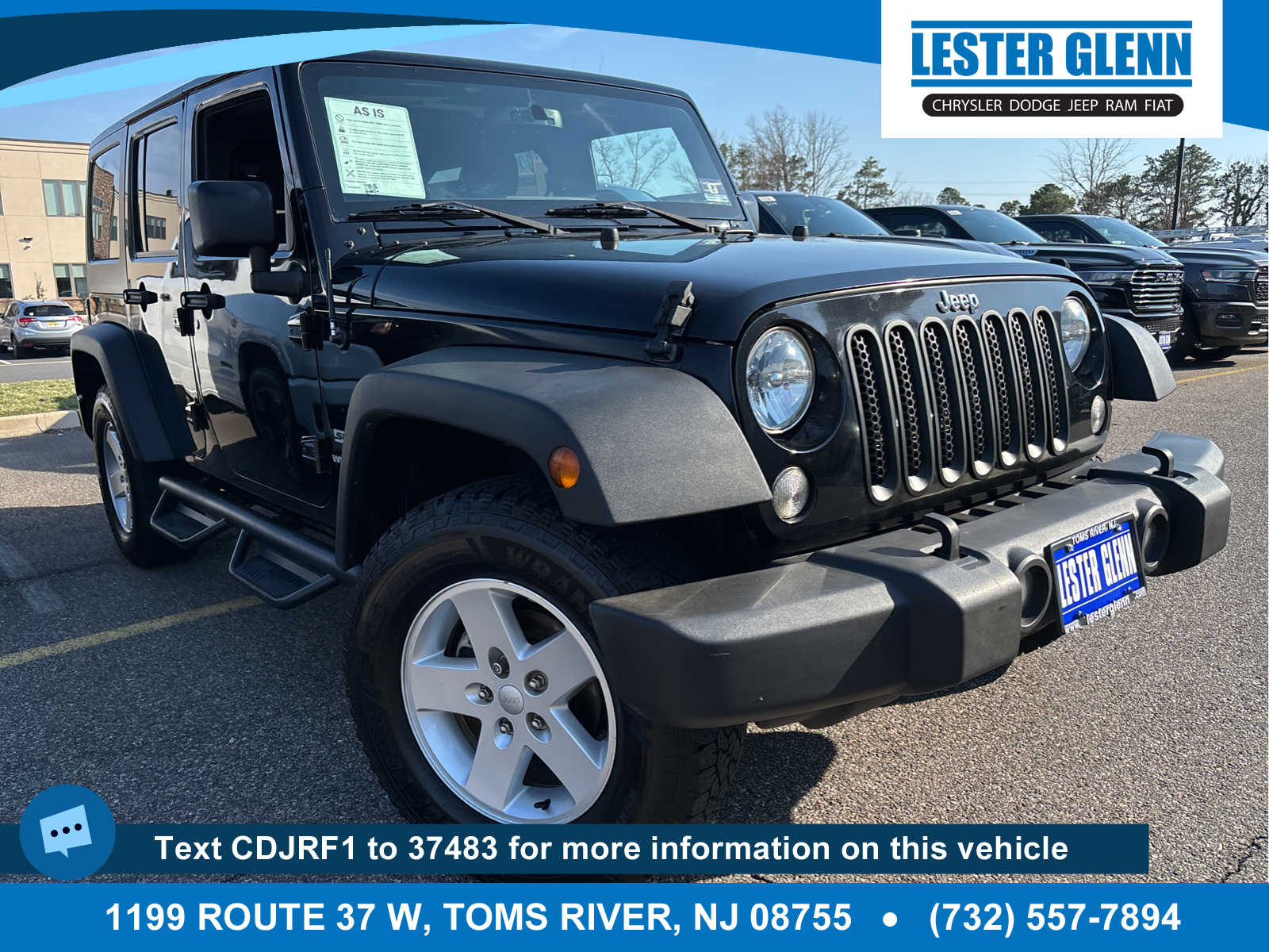 2017 Jeep Wrangler Unlimited Sport S