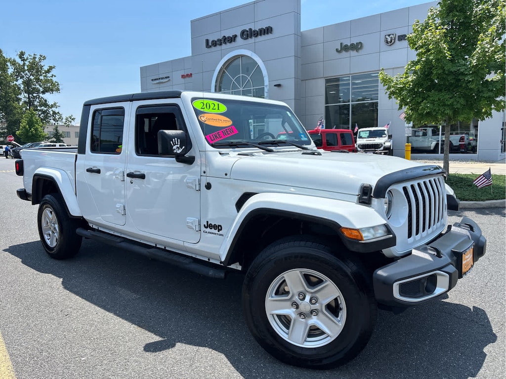 Certified 2021 Jeep Gladiator Sport S Truck Crew Cab
