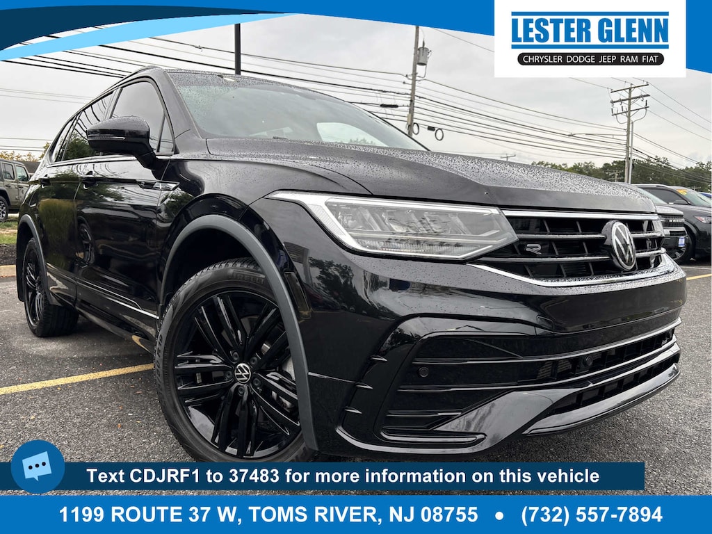 Used 2022 Volkswagen Tiguan SE R-Line Black SUV