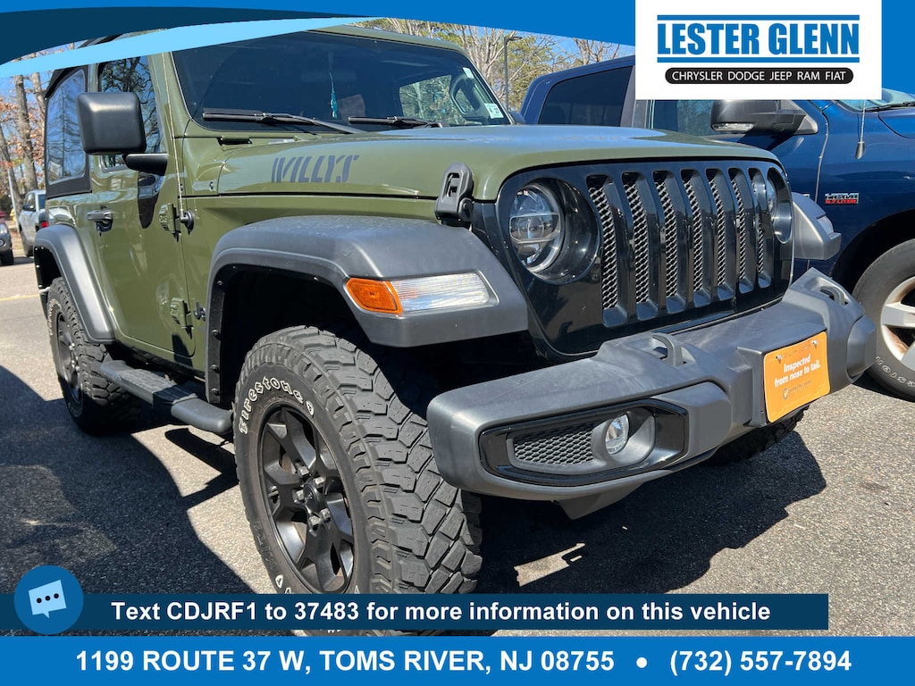 Certified 2022 Jeep Wrangler Willys SUV