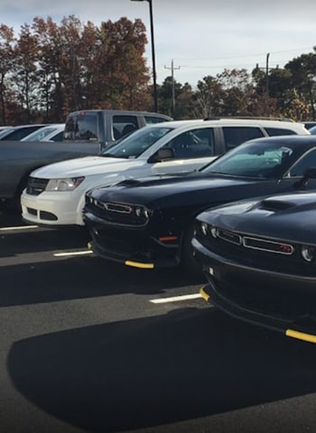 Lester Glenn Chrysler Dodge Jeep RAM dealership Dodge Lot in Toms River, NJ