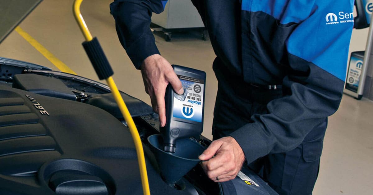 MOPAR Oil Change and Routine Maintenance