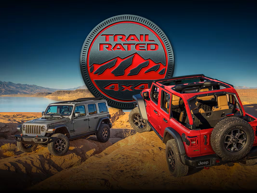 Jeep Trail Rated Badge 4X4