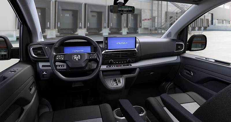 Interior-Dashboard-and-driving-seat-of-2027-ProMaster-Van