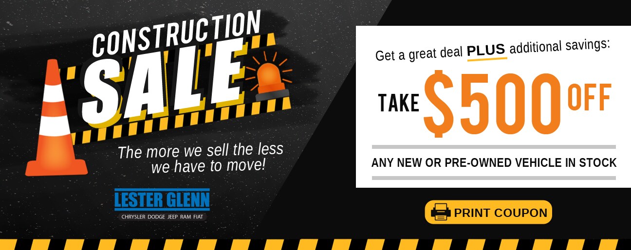 New Amp Used Car Dealer Lester Glenn Chrysler Dodge Jeep