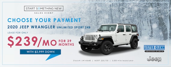 Lester Glenn Jeep >> Lester Glenn Jeep Wrangler Specials Lester Glenn Chrysler Lester Glenn Jeep >> Lester Glenn Jeep Wrangler Specials Lester Glenn Chrysler