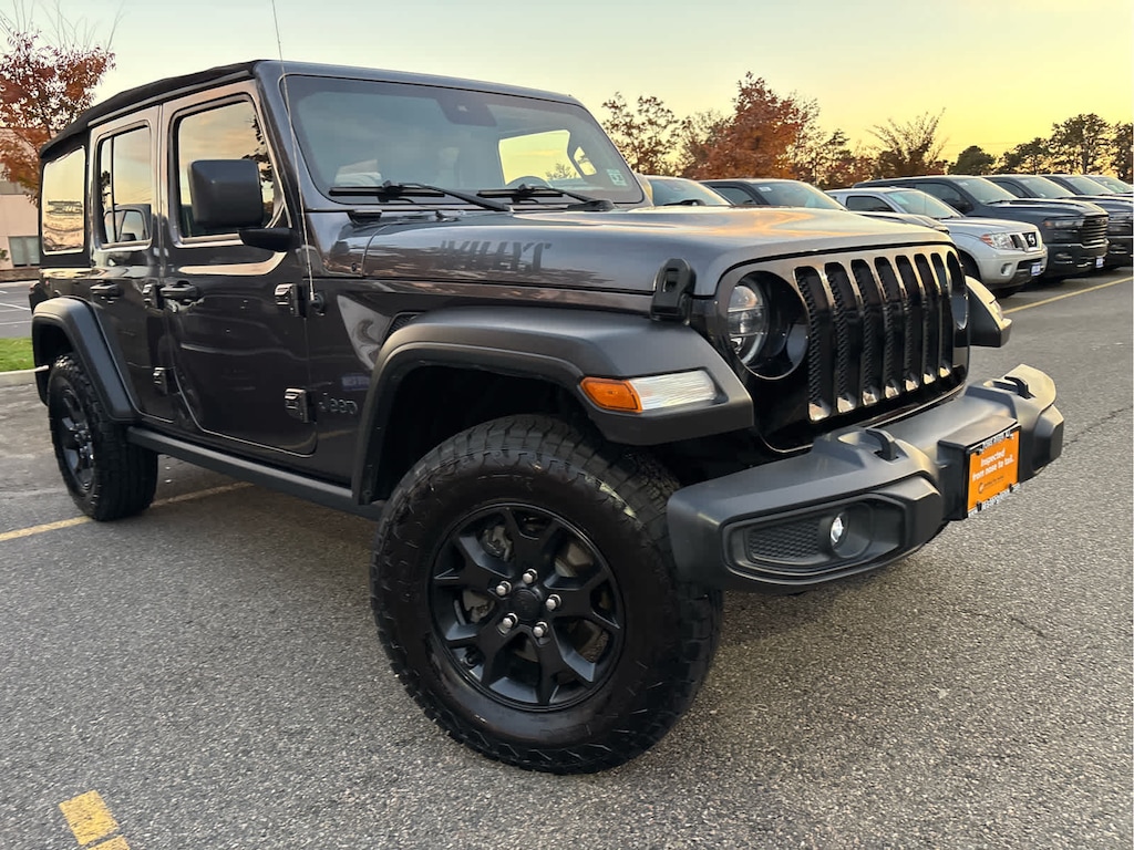 Certified 2021 Jeep Wrangler Unlimited Willys SUV