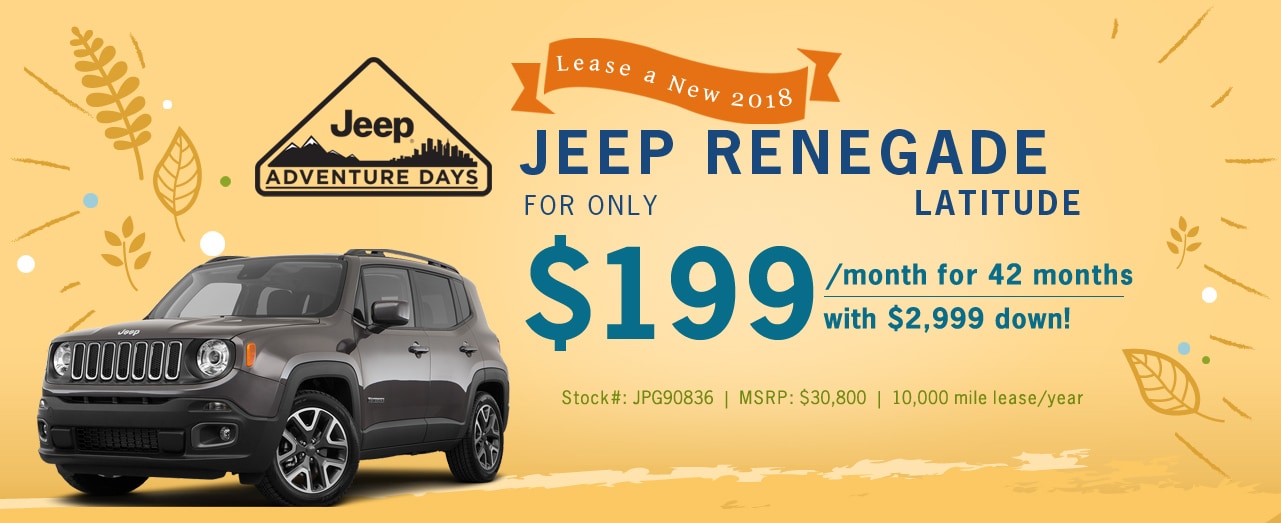 2018 Jeep Renegade Specials In Toms River Nj