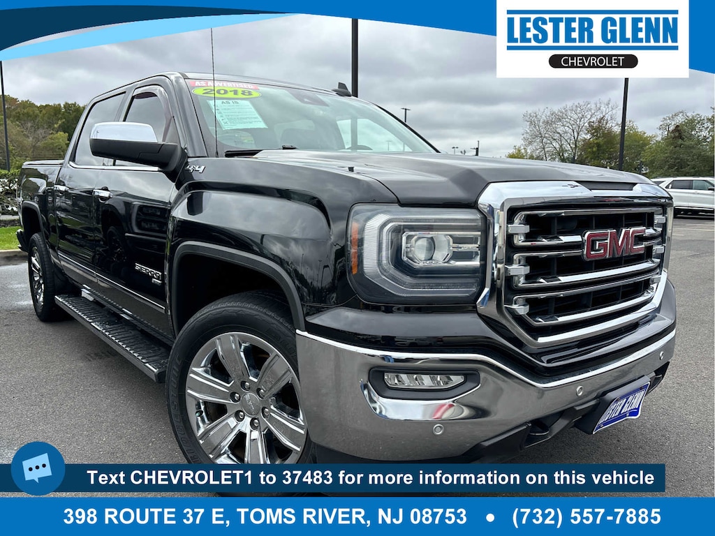 Used 2018 GMC Sierra 1500 SLT Truck Crew Cab