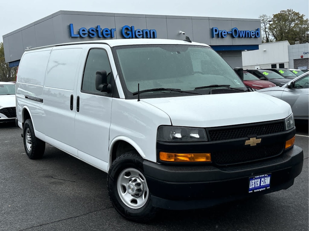 Certified 2023 Chevrolet Express 2500 Work Van Van Extended Cargo Van