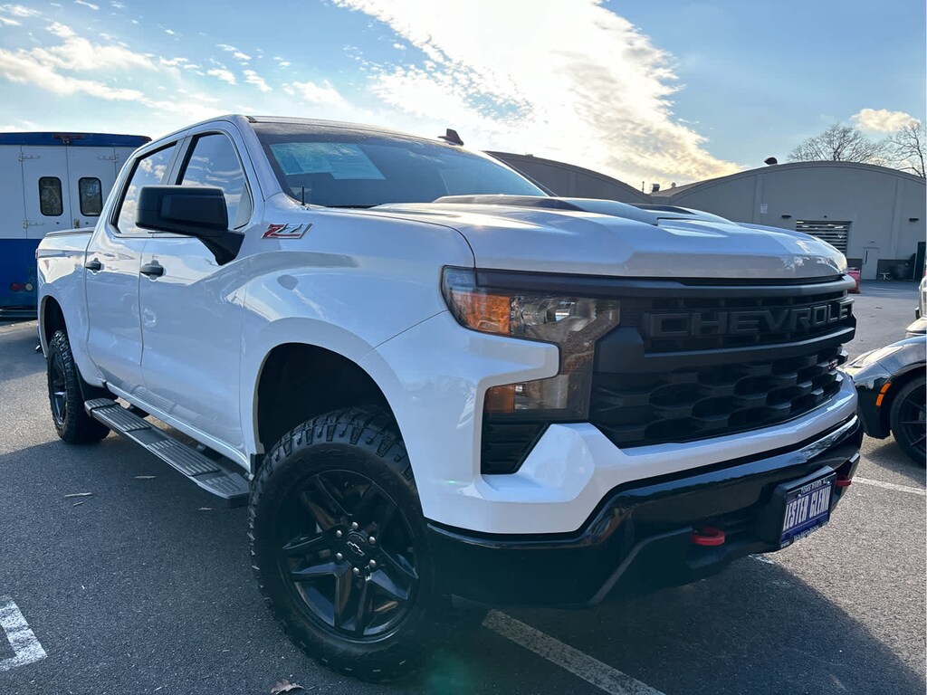 Certified 2022 Chevrolet Silverado 1500 Custom Trail Boss Truck Crew Cab