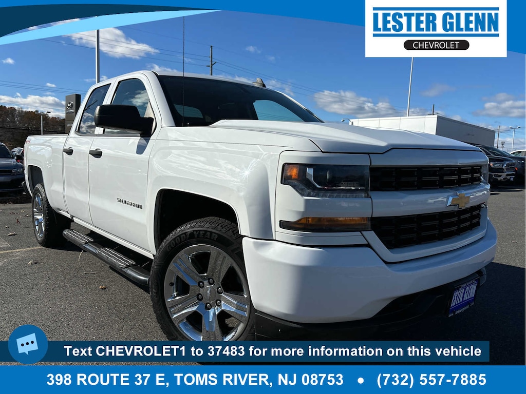 Used 2018 Chevrolet Silverado 1500 Silverado Custom Truck Double Cab