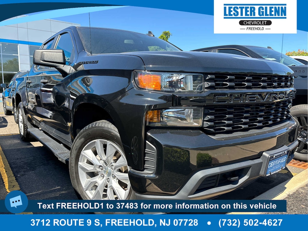 Certified 2022 Chevrolet Silverado 1500 LTD Custom 4WD Crew Cab 147 4WD Crew Cab 147