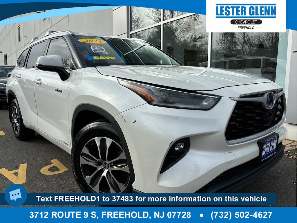 Used 2021 Toyota Highlander Hybrid Hybrid XLE AWD (Natl)