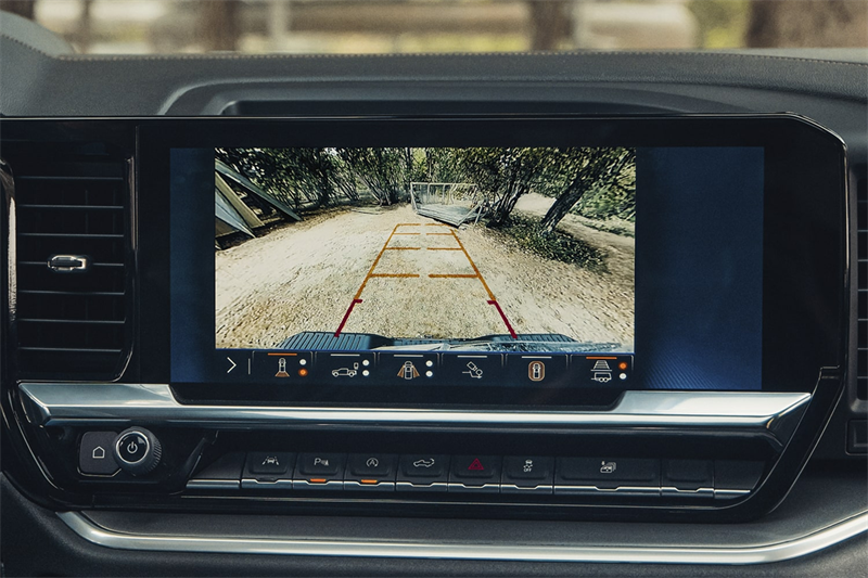 2026 Chevrolet Silverado 1500 Back Camera View Shown on Dashboard