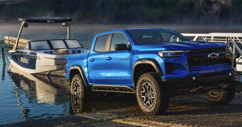 2026 Chevrolet Blue Colorado Towing Boat