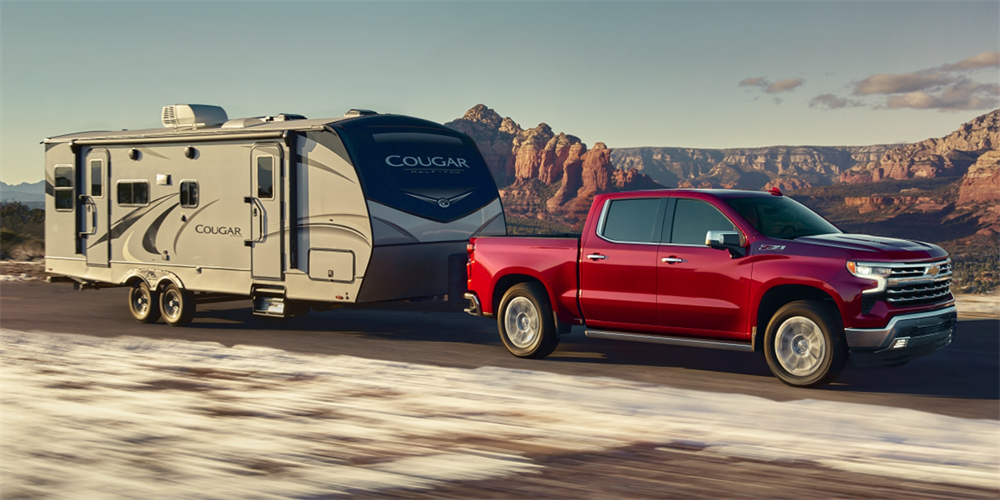 2026 Chevrolet Silverado 1500 Towing a Large RV 