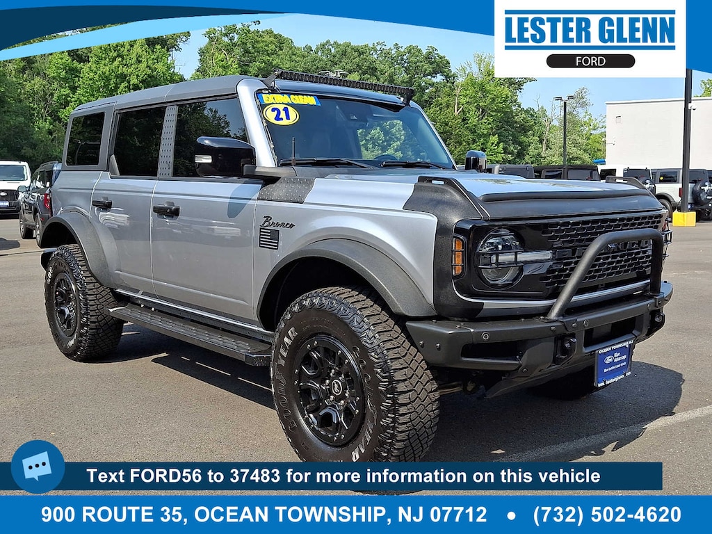 Certified 2021 Ford Bronco Wildtrak SUV