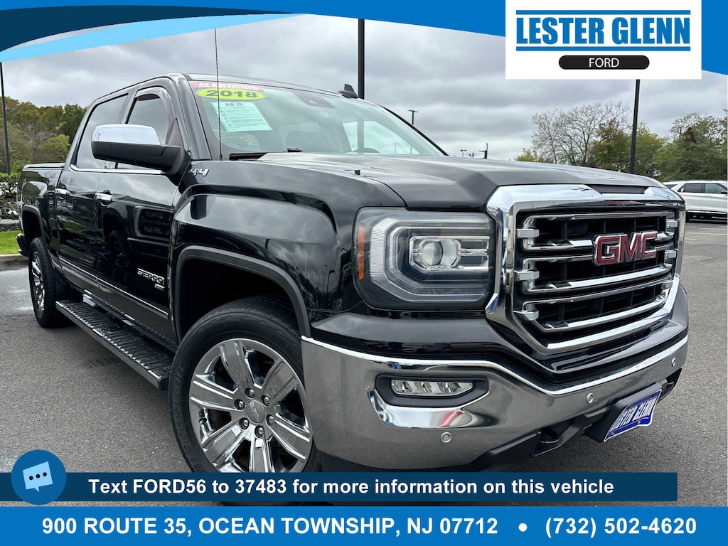 Used 2018 GMC Sierra 1500 SLT 4WD Crew Cab 143.5 Truck Crew Cab