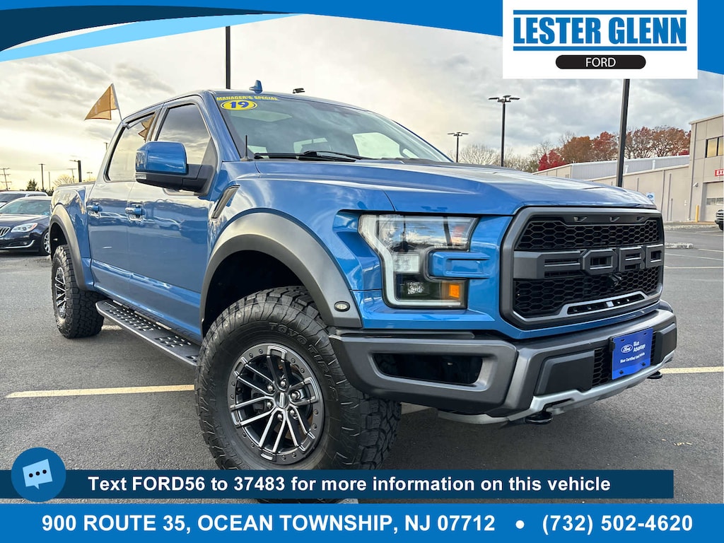 Used 2019 Ford F-150 Raptor 4WD Supercrew 5.5 Box Truck SuperCrew Cab