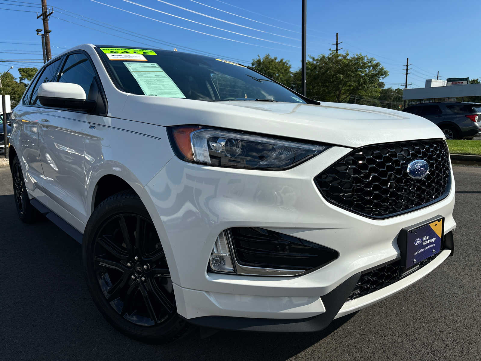 Certified 2021 Ford Edge ST-Line with VIN 2FMPK4J91MBA62231 for sale in Ocean, NJ