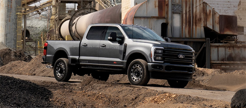 2027 Ford SuperDuty at the job site