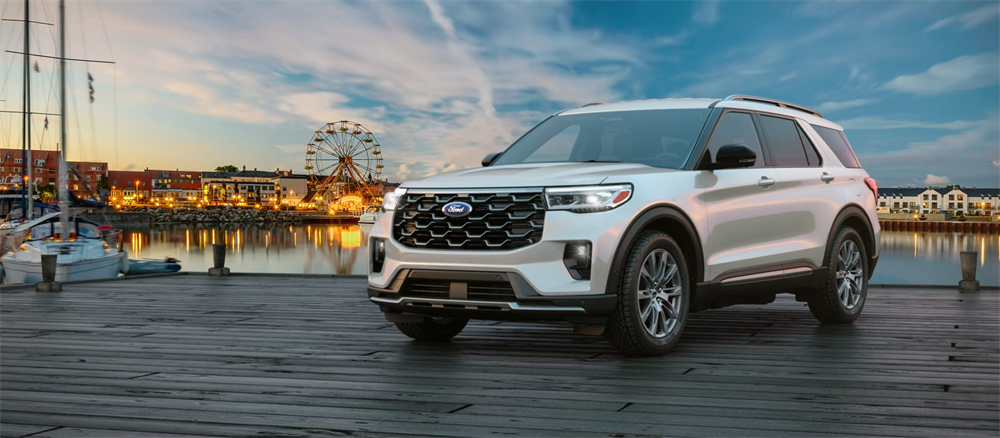 2026 Ford Explorer near a pier