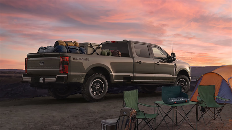 2027 Ford SuperDuty on Campsite