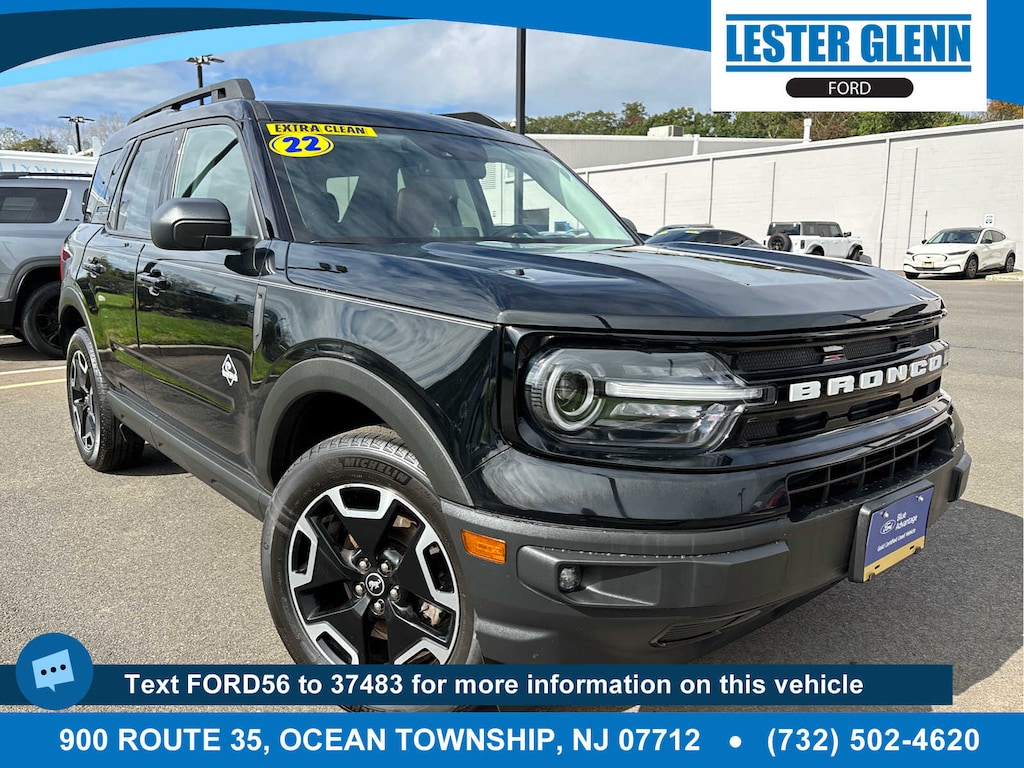 Certified 2022 Ford Bronco Sport Outer Banks 4x4