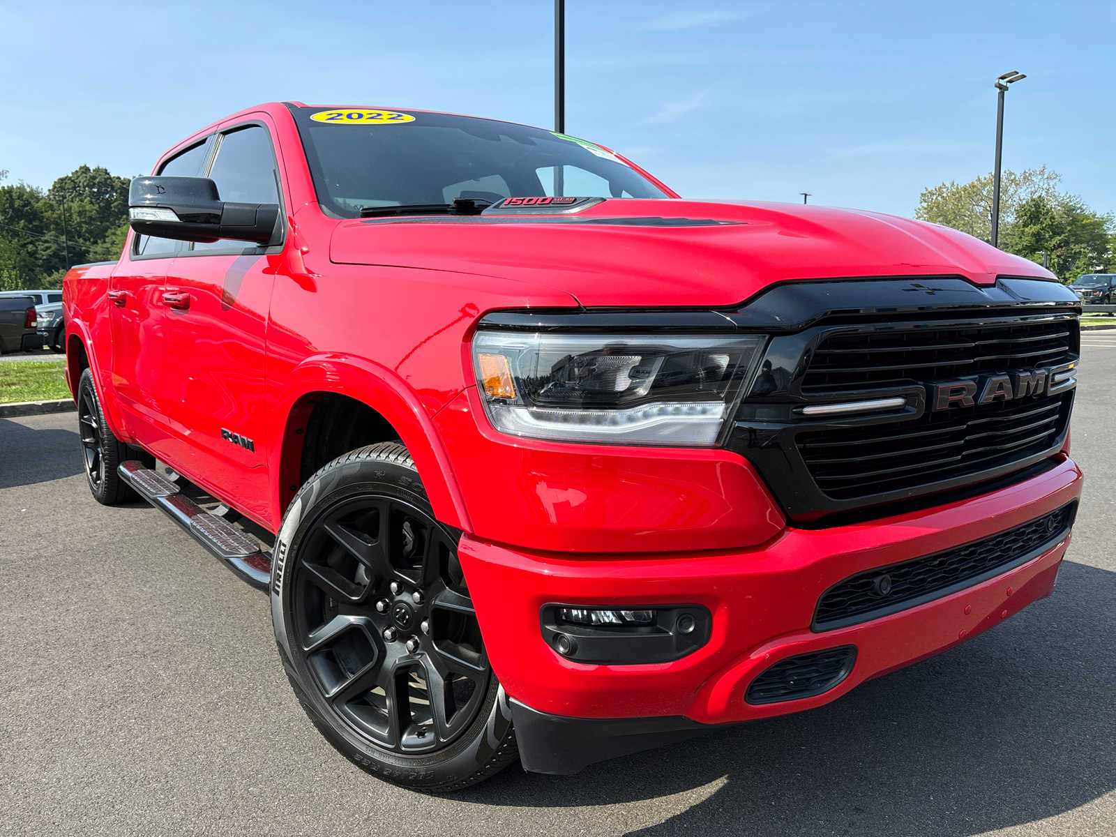 Certified 2022 RAM Ram 1500 Pickup Laramie with VIN 1C6SRFJT5NN144431 for sale in Ocean, NJ