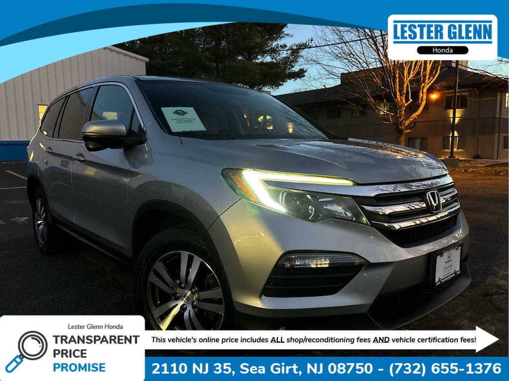 Certified 2017 Honda Pilot EX-L AWD