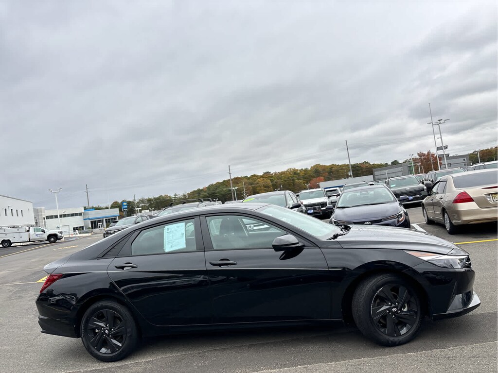 Certified 2023 Hyundai Elantra HEV Blue Sedan