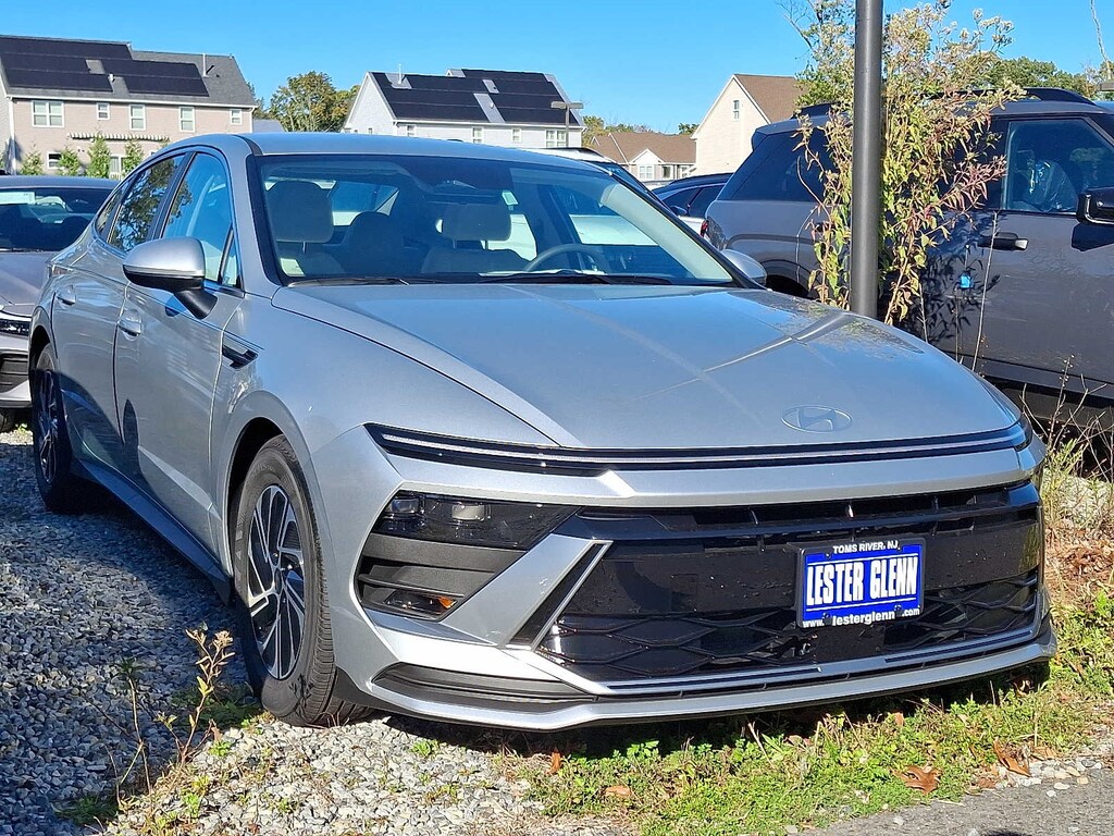 New 2026 Hyundai Sonata Hybrid Blue Sedan